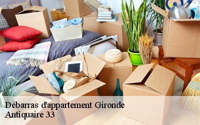 Débarras d'appartement Gironde 