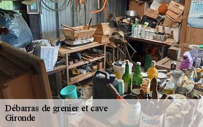 Débarras de grenier et cave Gironde 