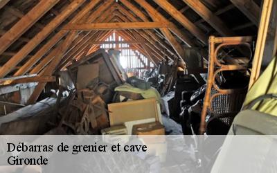 Débarras de grenier et cave Gironde 