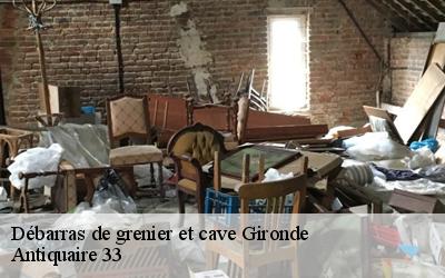 Débarras de grenier et cave Gironde 