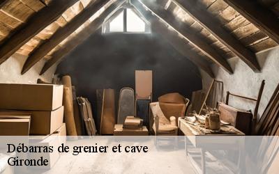 Débarras de grenier et cave Gironde 