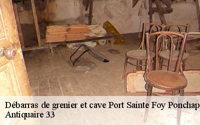 Débarras de grenier et cave  33220