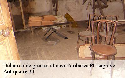 Débarras de grenier et cave  33440