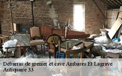 Débarras de grenier et cave  33440