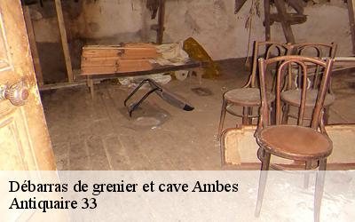 Débarras de grenier et cave  33810