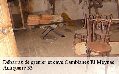 Débarras de grenier et cave  33360