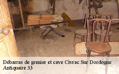 Débarras de grenier et cave  33350