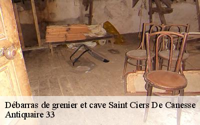 Débarras de grenier et cave  33710